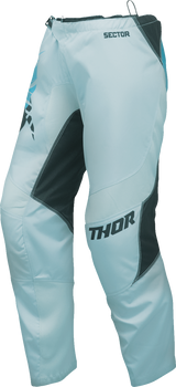 THOR Women's Sector Split Pants - Black/Blue - 3/4 2902-0335