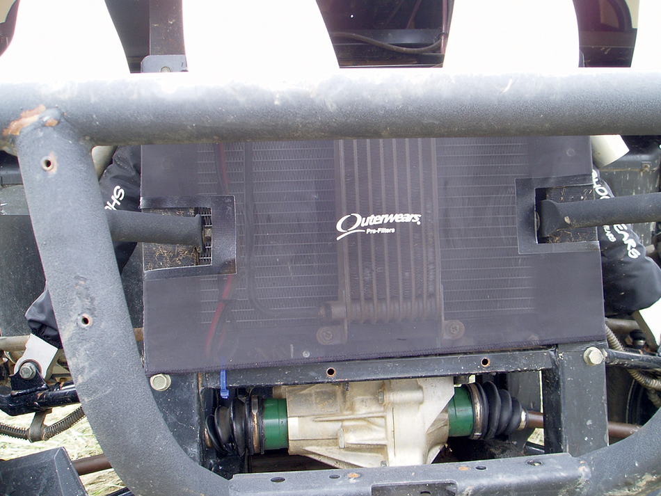 Prendas exteriores Protector de radiador - Negro - Yamaha 20-2572-01 
