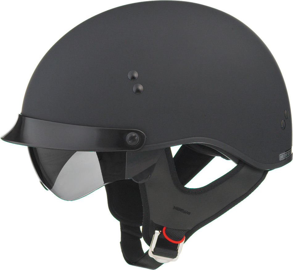 GMAX Gm55 Full Dress Half Helmet Flat Black 2x G355078