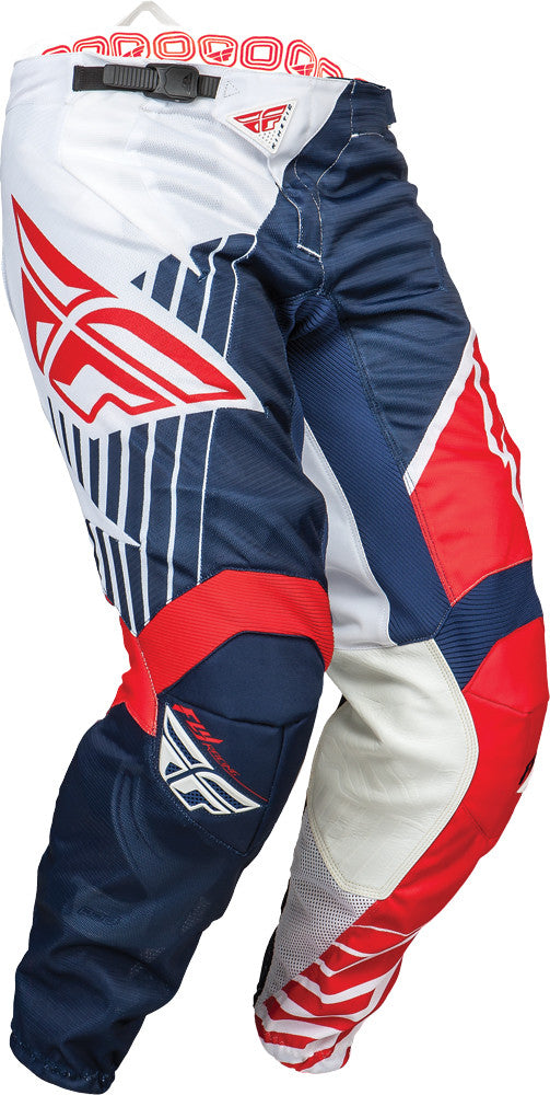 FLY RACING Kinetic Vector Mesh Pant Red/White/Navy Sz 26 369-33126