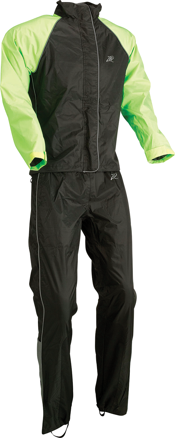 Z1R Women's 2-Piece Rainsuit - Black/Hi-Vis - Small 2853-0040