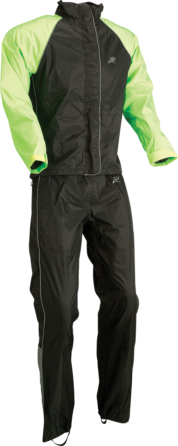 Z1R Women's 2-Piece Rainsuit - Black/Hi-Vis - XS 2853-0039