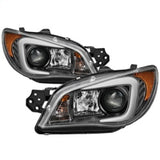 Spyder Subaru WRX 06-07 Projector Headlights - HID Model Only - Black PRO-YD-SWRX06-HID-LBDRL-BK 5083913