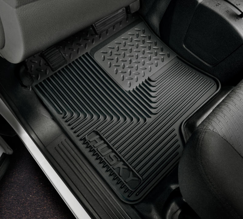 Husky Liners 94-01 Dodge Ram 1500/2500/3500/80-96 Ford Bronco Heavy Duty Black Front Floor Mats 51041