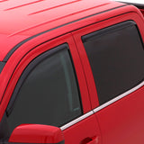 AVS 05-11 Dodge Dakota Quad Cab Ventvisor In-Channel Front & Rear Window Deflectors 4pc - Smoke 194656