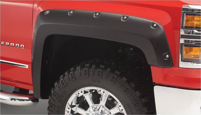 Bushwacker 07-13 Chevy Avalanche Pocket Style Flares 4pc - Black 40932-02