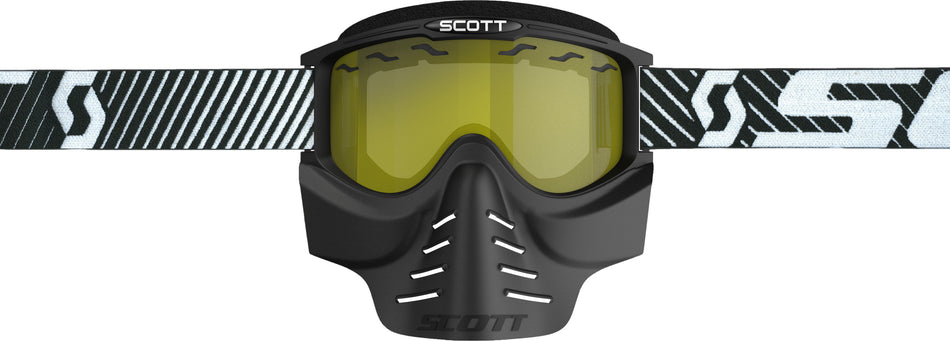 SCOTT 83x Safari Mask Black W/Yellow Lens 218166-0001029