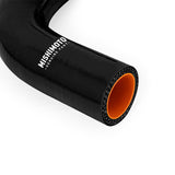 Mishimoto 05-07 Ford F-250/F-350 6.0L Powerstroke Lower Overflow Black Silicone Hose Kit MMHOSE-F2D-05EBK