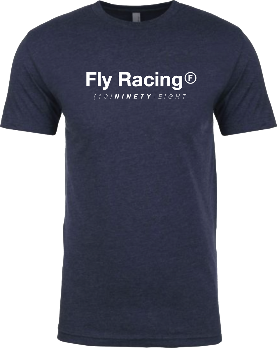 FLY RACING Fly Trademark Tee Midnight Navy Lg 354-0314L