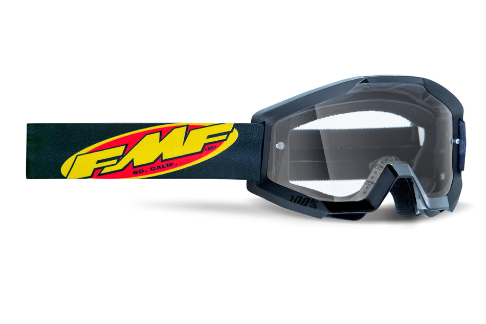 FMF VISION Powercore Youth Goggle Core Black Clear Lens F-50054-00002