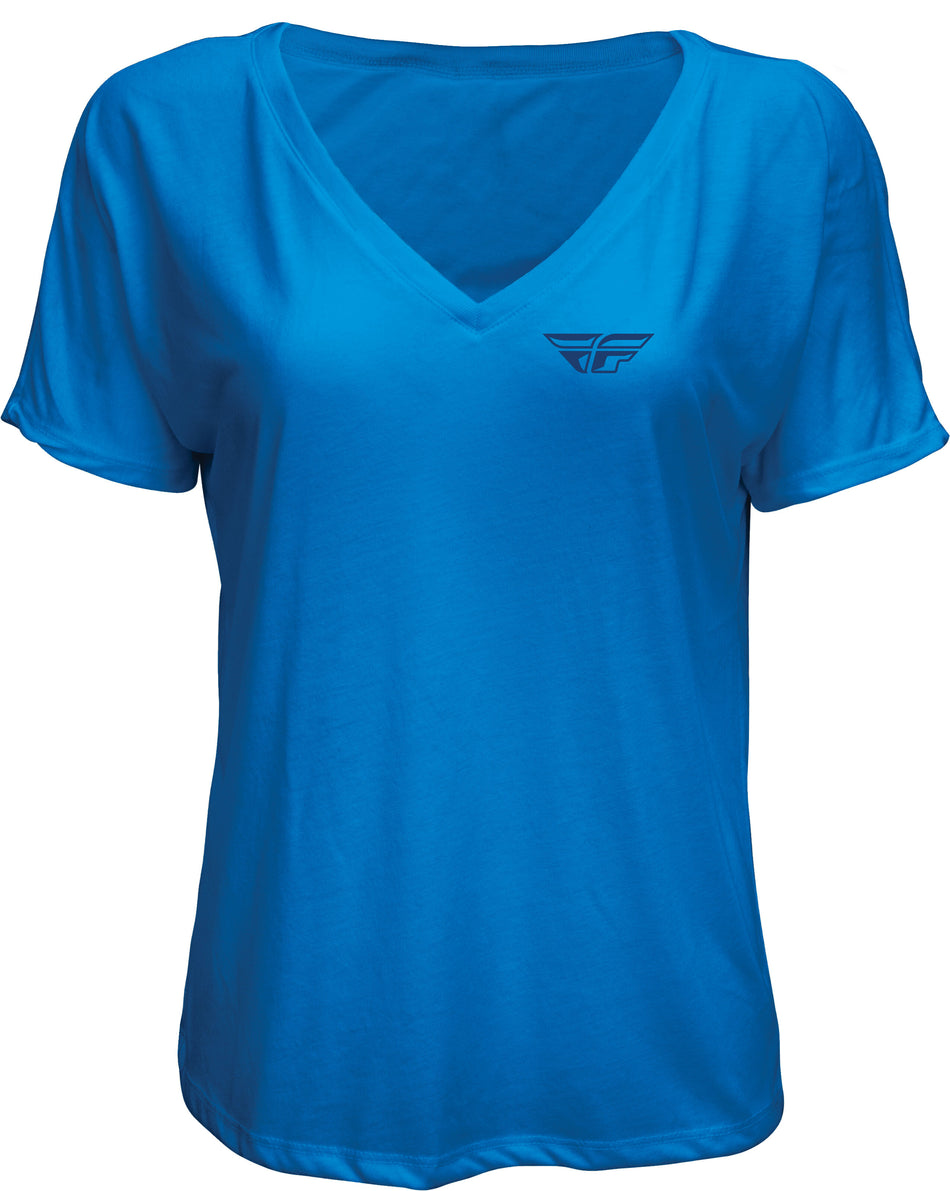 FLY RACING Women's Fly Crush Tee Royal Blue Md 356-0501M