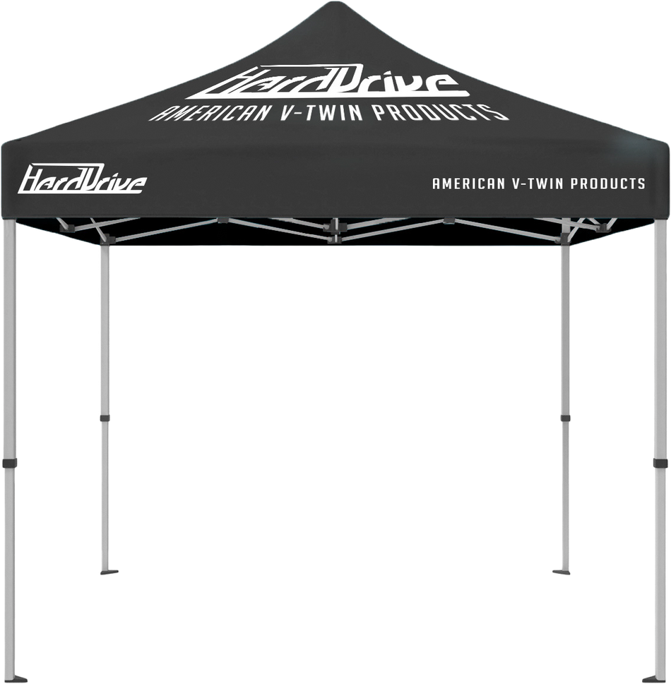 HARDDRIVE Harddrive Canopy 10x10 Tent Black W/ White Logo HYG-009-HD