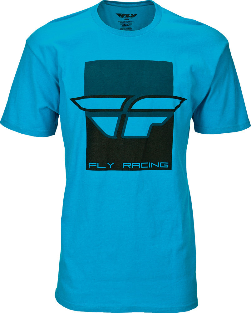 FLY RACING Color Block Tee Turquoise X 352-0459X