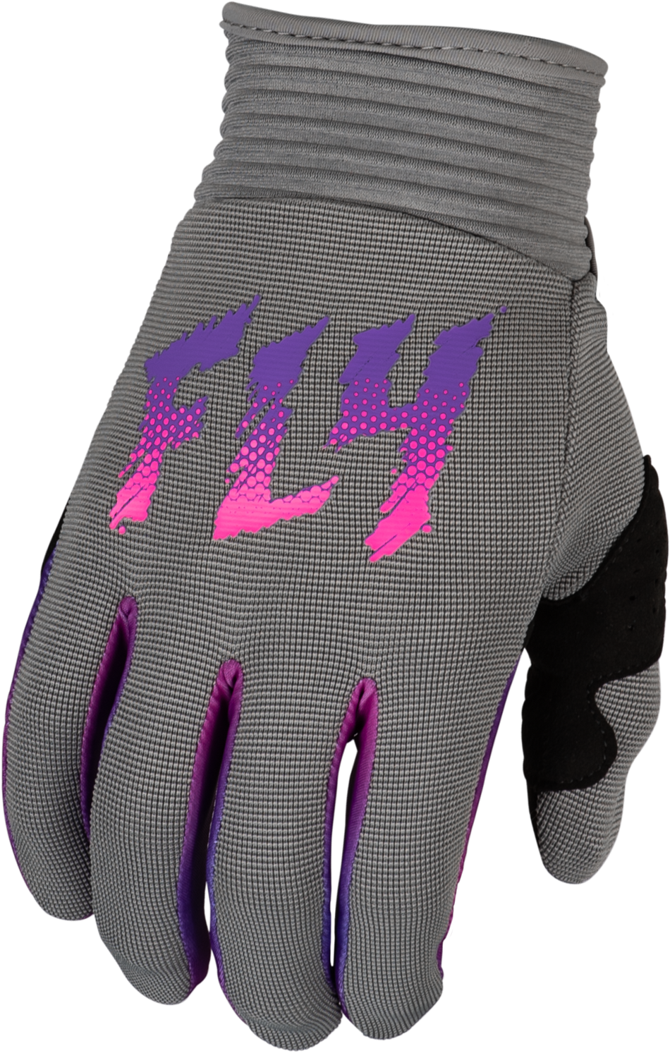 FLY RACING Youth F-16 Gloves Grey/Pink/Purple Y3xs 377-210Y3XS