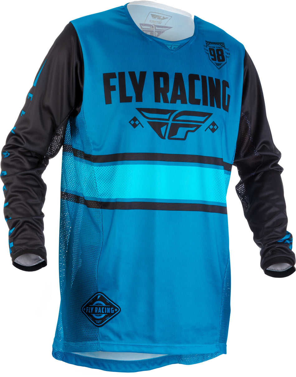 FLY RACING (Blem) Fly Kinetic Era Jrsy Blu/Blk 2x 371-9992X