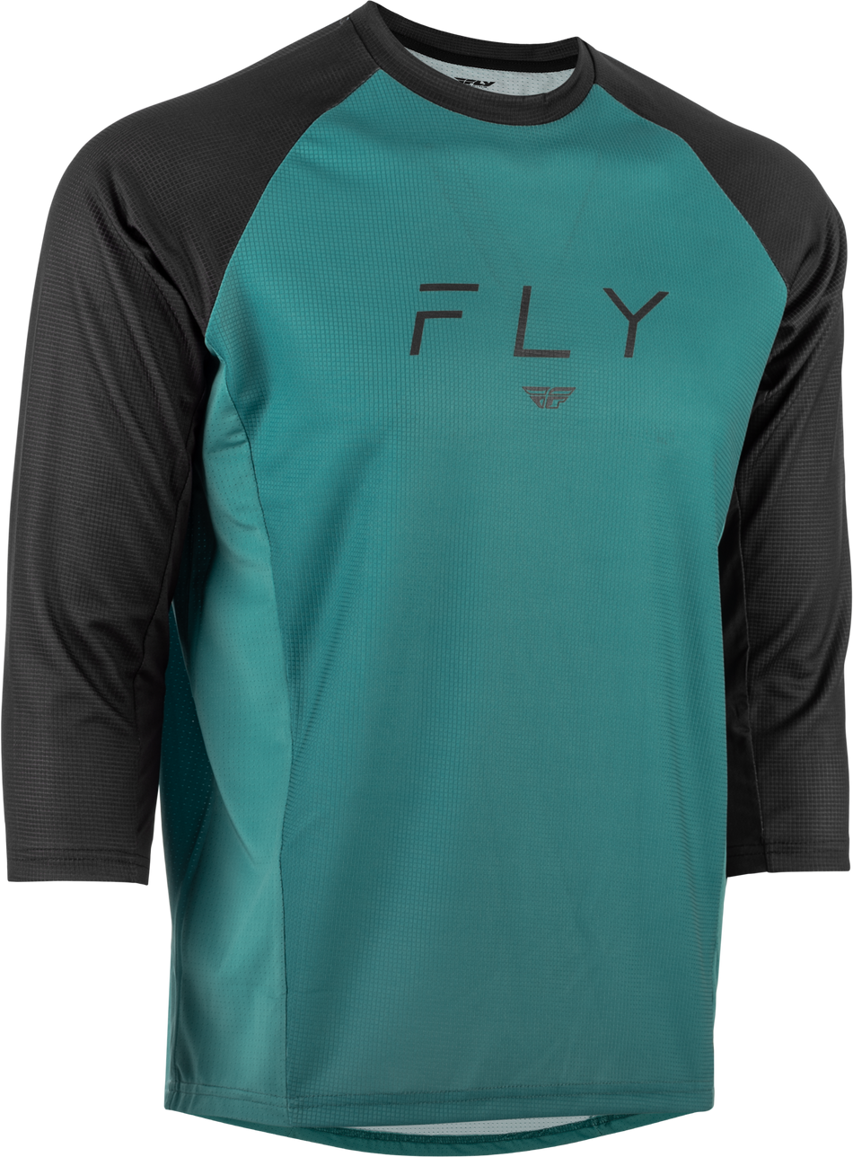 FLY RACING Ripa 3/4 Sleeve Jersey Evergreen/Black 2x 352-81322X
