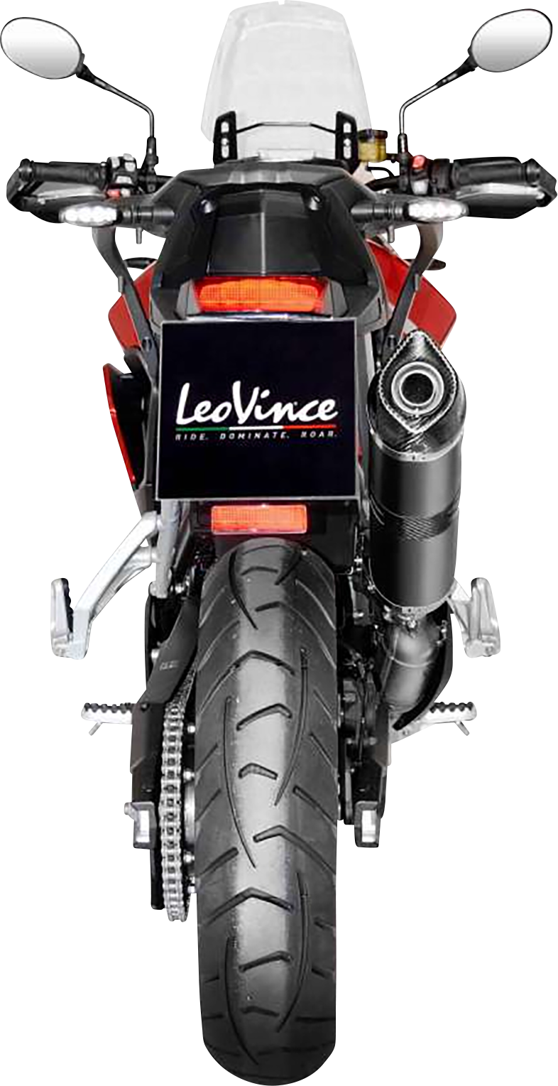 LEOVINCE LV One Evo Slip-On Muffler - Black Edition 14352EB