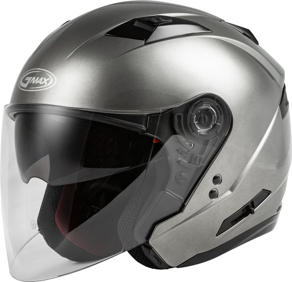 GMAX Of-77 Open-Face Helmet Titanium Md O1770475