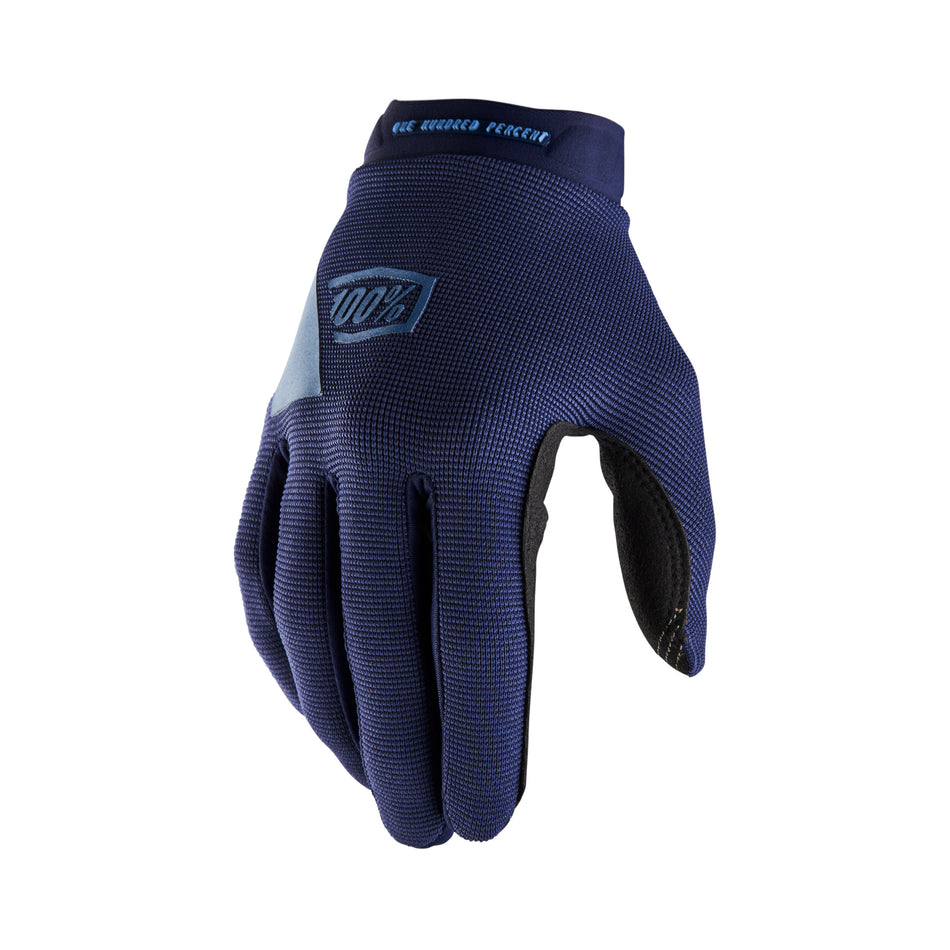 100% Ridecamp Gloves Navy/Slate Blue Md 10011-00016