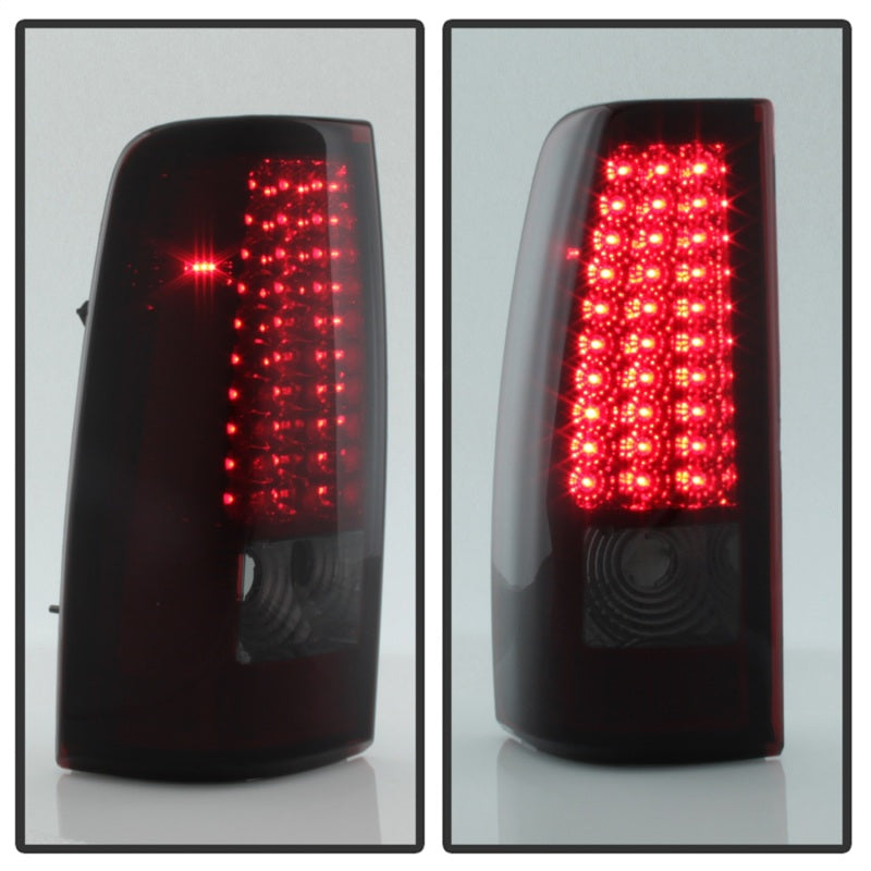 Xtune Chevy Silverado 1500/2500/3500 99-02 LED Tail Lights Red Smoke ALT-ON-CS99-LED-RS 5011763