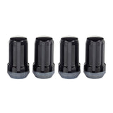 McGard SplineDrive Lug Nut (Cone Seat) M14X1.5 / 1.648in. Length (4-Pack) - Black (Req. Tool) 65315BK