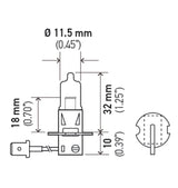 Hella H3 Halogen Bulb *Must Order Qty 10* LAH3