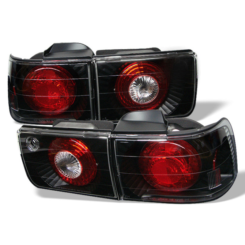 Spyder Honda Accord 92-93 4Dr Euro Style Tail Lights Black ALT-YD-HA92-4D-BK 5004093