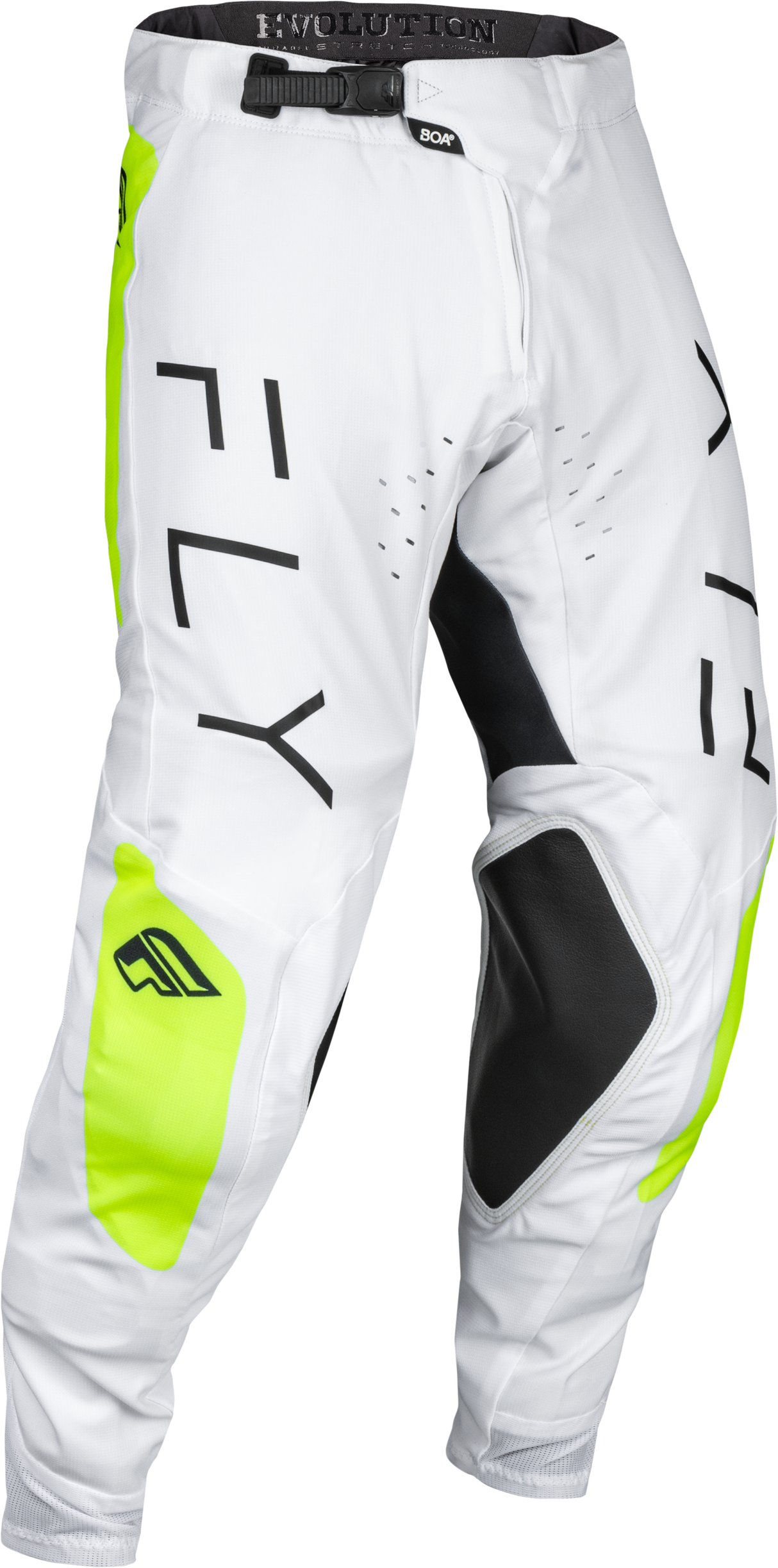 FLY RACING Evolution Dst Pants White/Hi-Vis Sz 32 377-13332