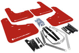 Rally Armor 13-19 USDM Ford Fiesta ST Red UR Mud Flap w/ White Logo MF29-UR-RD/WH