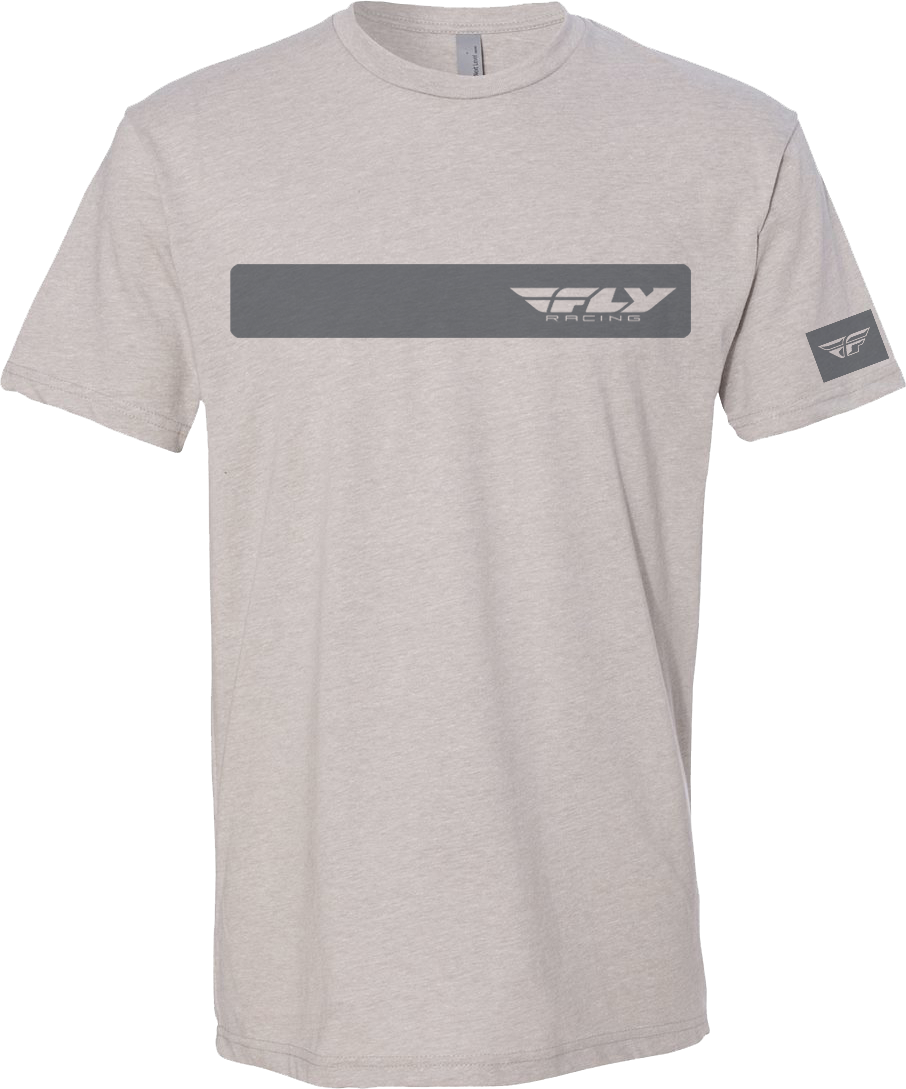 FLY RACING Fly Corporate Tee Light Sand Lg 352-0017L