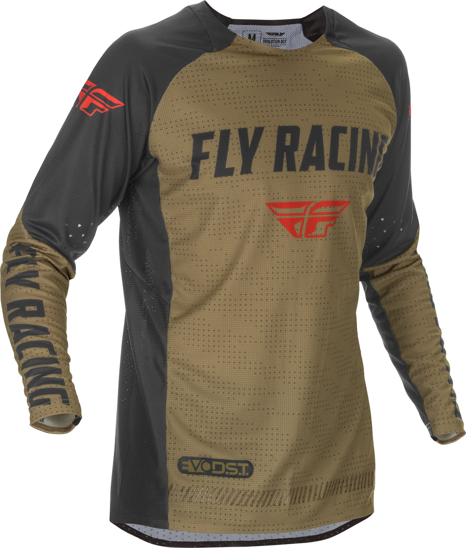 FLY RACING Evolution Dst Jersey Khaki/Black/Red 2x 374-1272X