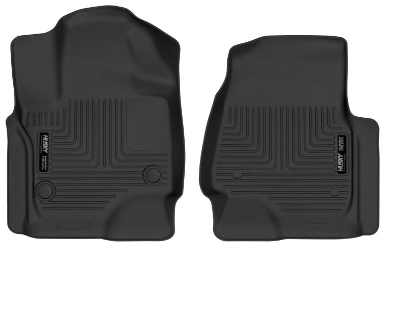 Husky Liners 18-22 Ford Expedition WeatherBeater Black Front Floor Liners 13341