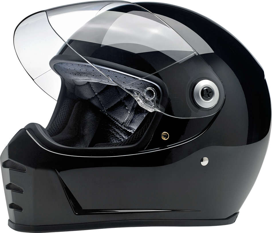 BILTWELL Lane Splitter Helmet - Gloss Black - Small 1004-101-102