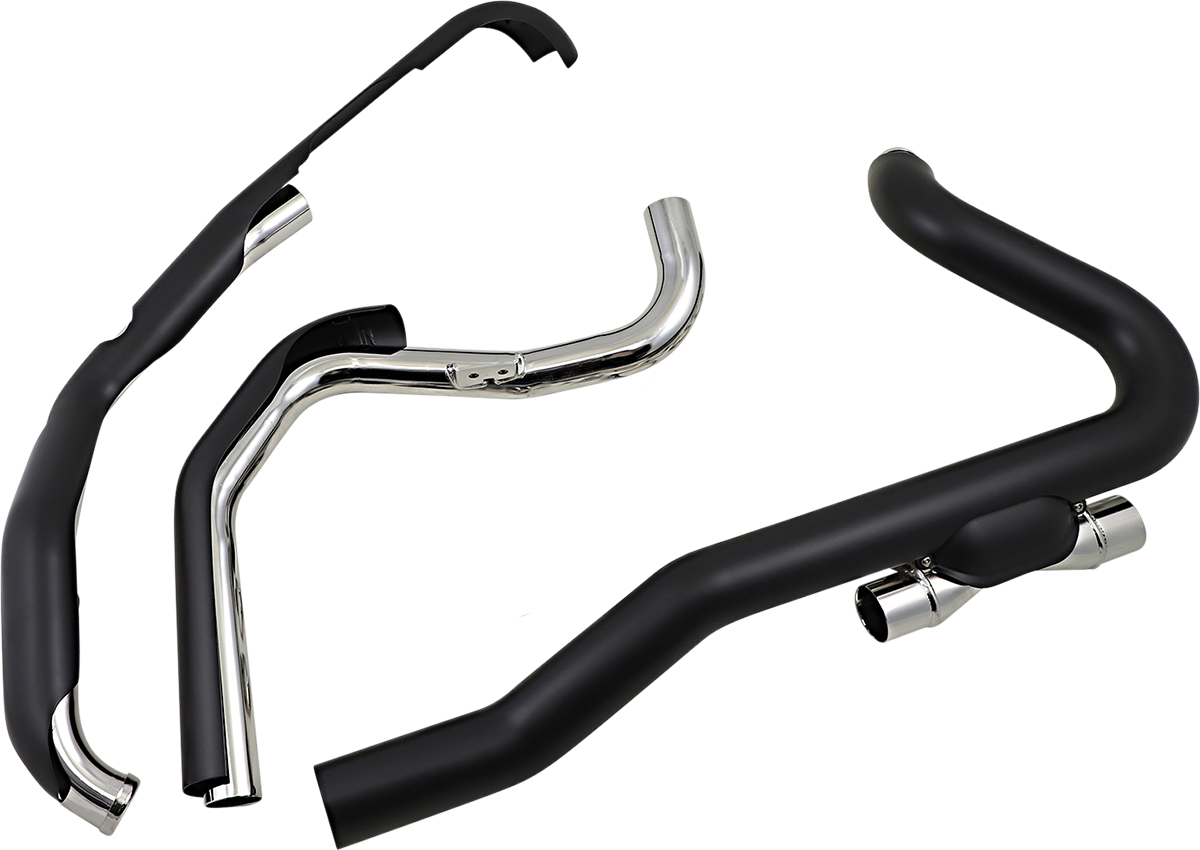 COBRA Pro Chamber Headpipes for Trike - Black 6256RB