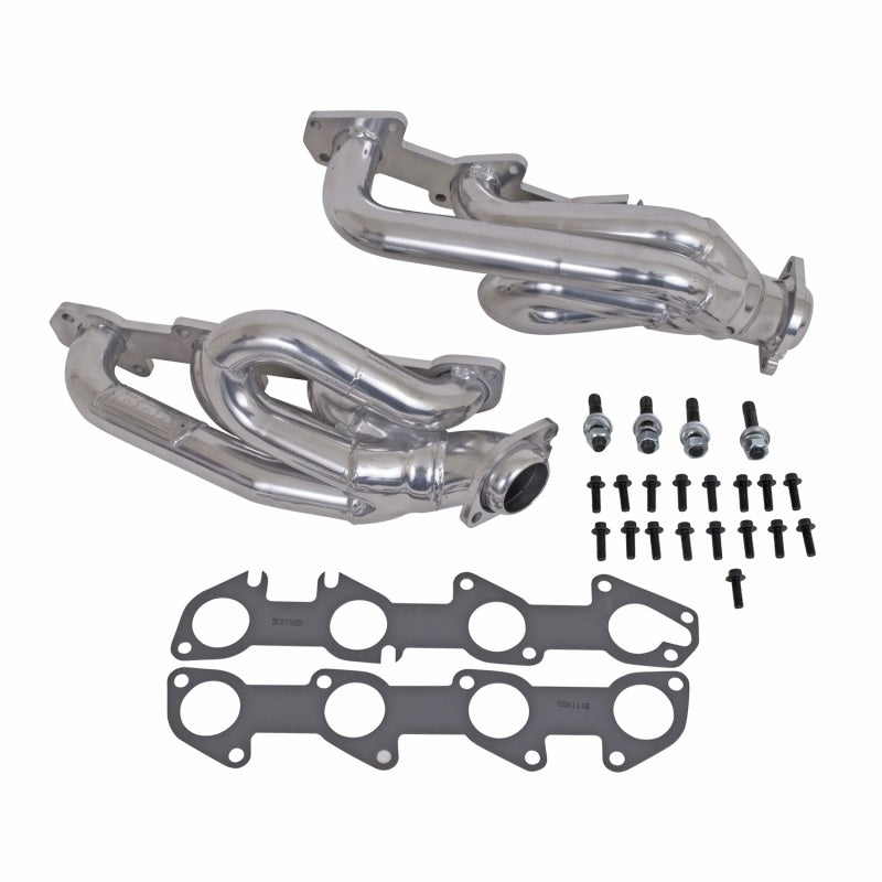 BBK 04-08 Dodge Ram 5.7 Hemi Shorty Tuned Length Exhaust Headers - 1-3/4 Silver Ceramic 40090