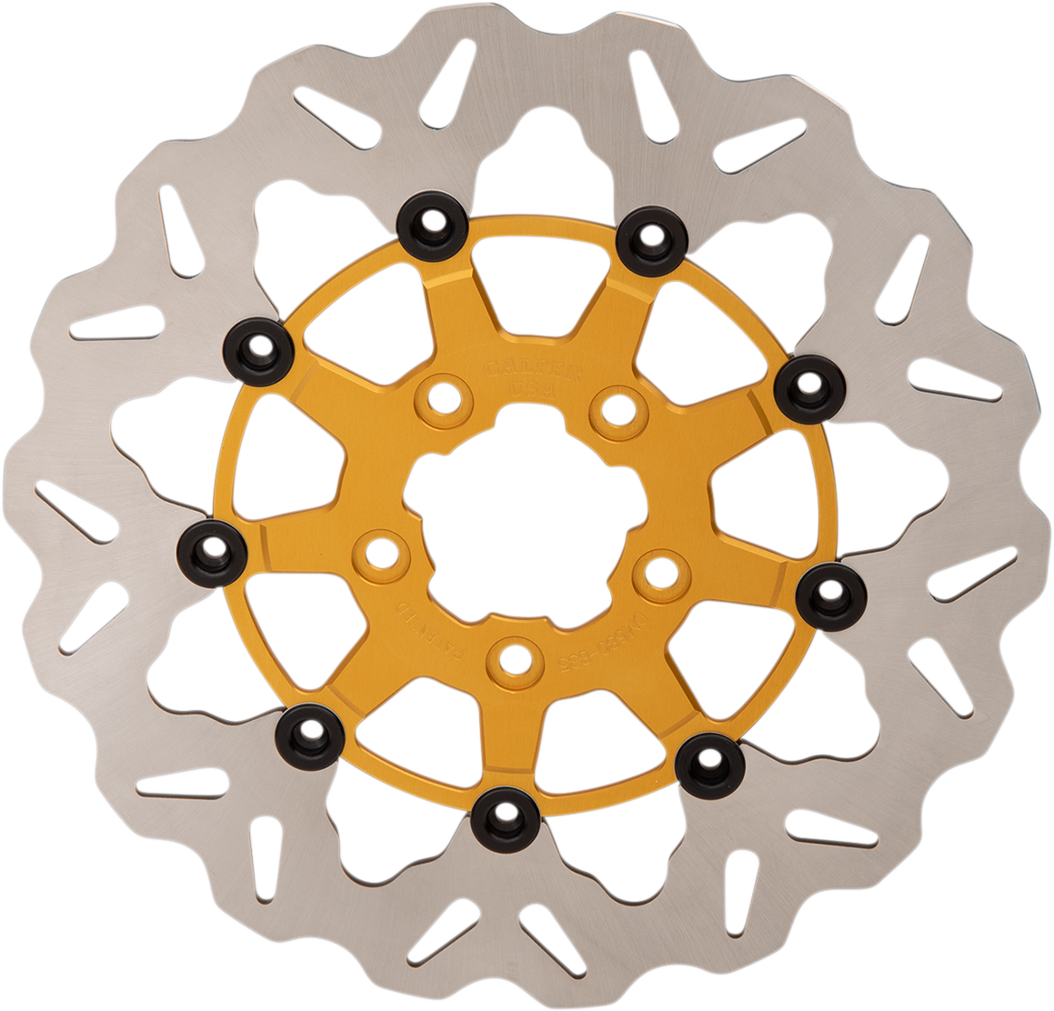 GALFER Front Wave Rotor Gold Center DF680CW-G