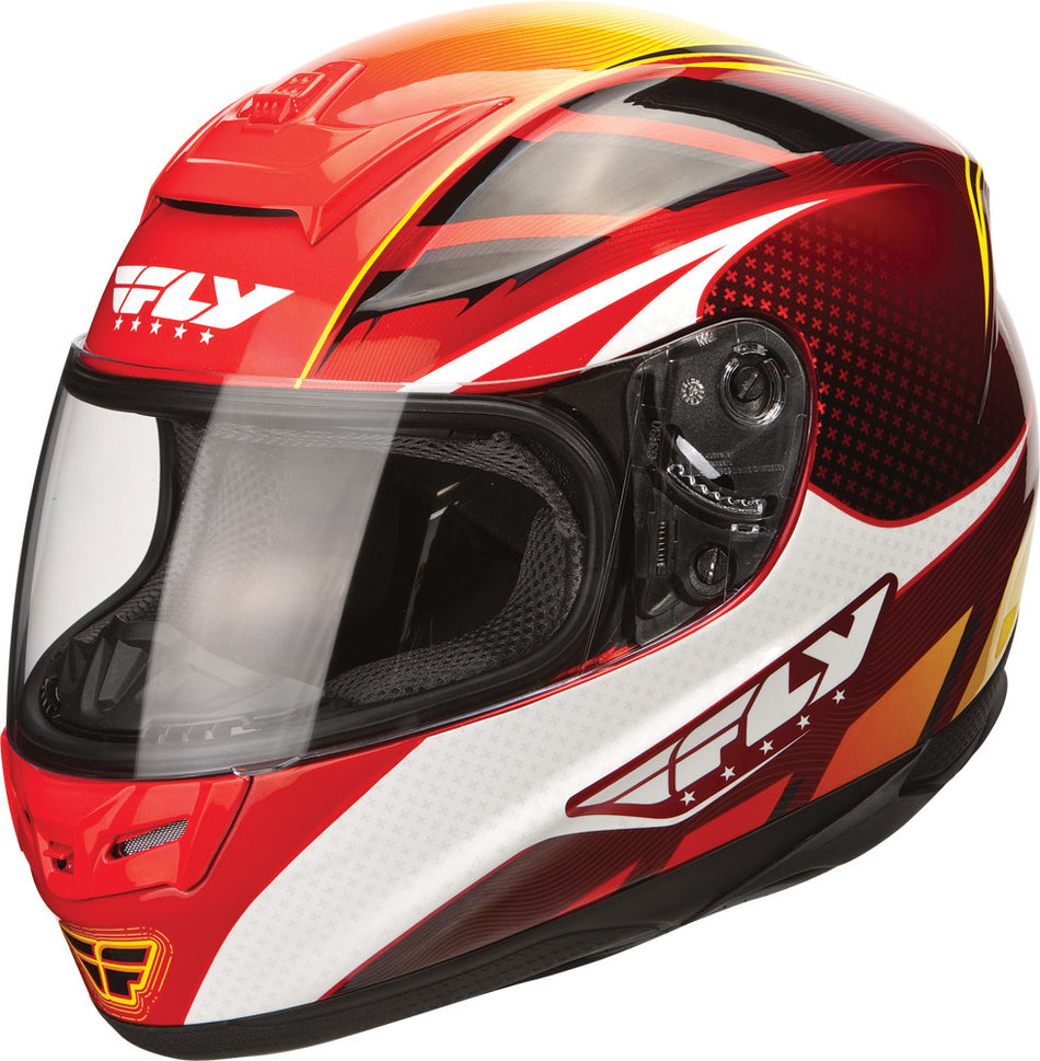 FLY RACING Paradigm Helmet Red/Yellow X 73-8013-5