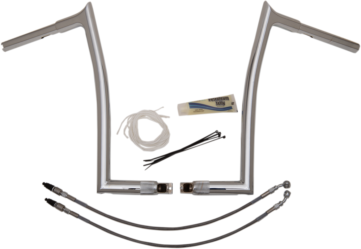 FAT BAGGERS INC. Handlebar Kit - Pointed Top - 16" - Chrome 909316