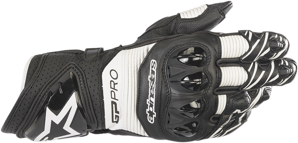 ALPINESTARS GP Pro RS3 Gloves - Black/White - Large 3556922-12-L