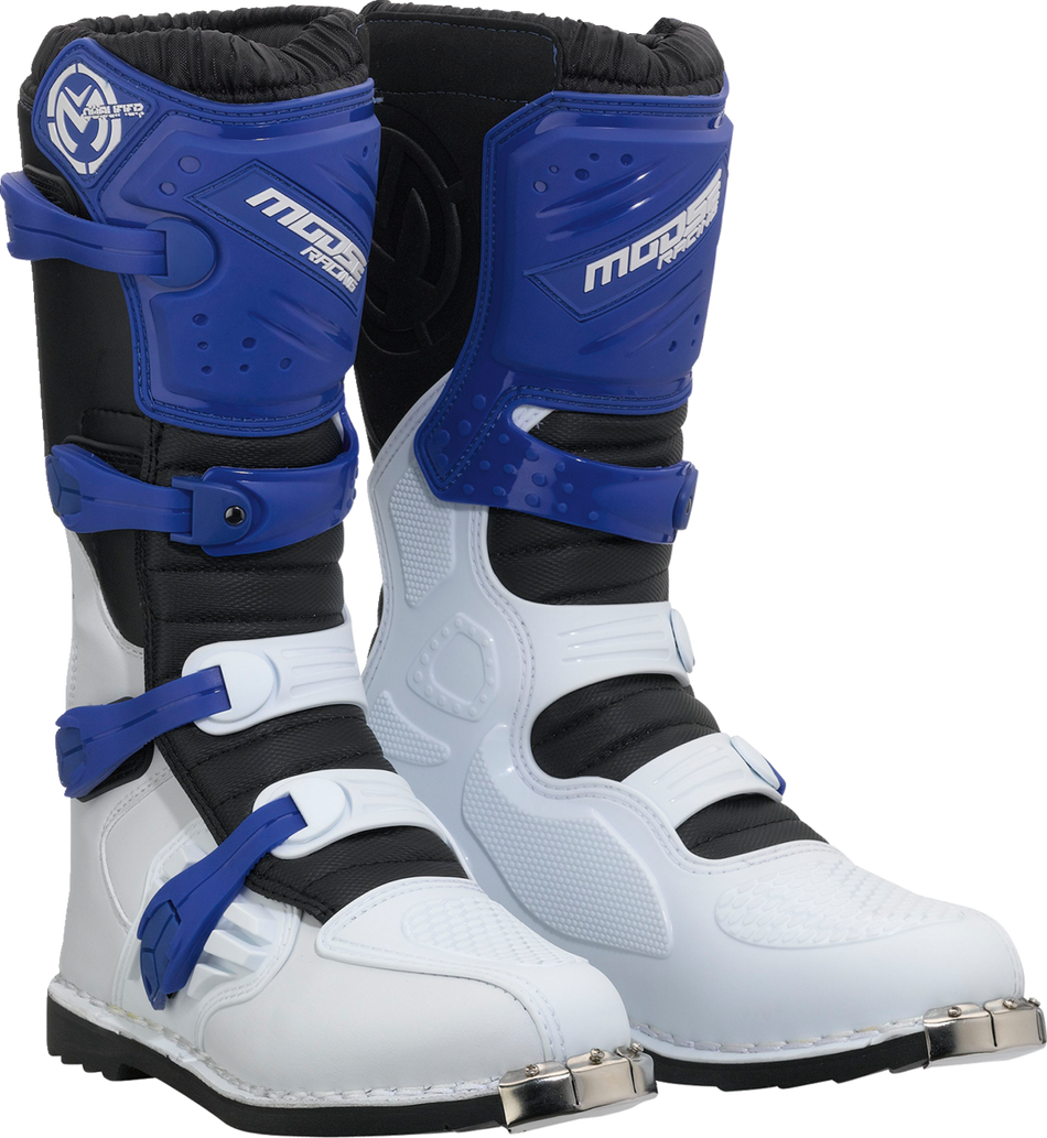 MOOSE RACING Qualifier Boots - Blue - Size 7 3410-2608