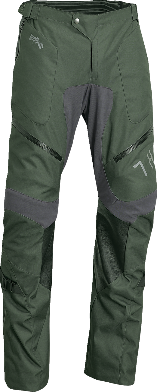 THOR Terrain Überstiefelhose - Armeegrün/Anthrazit - 42 2901-10458 