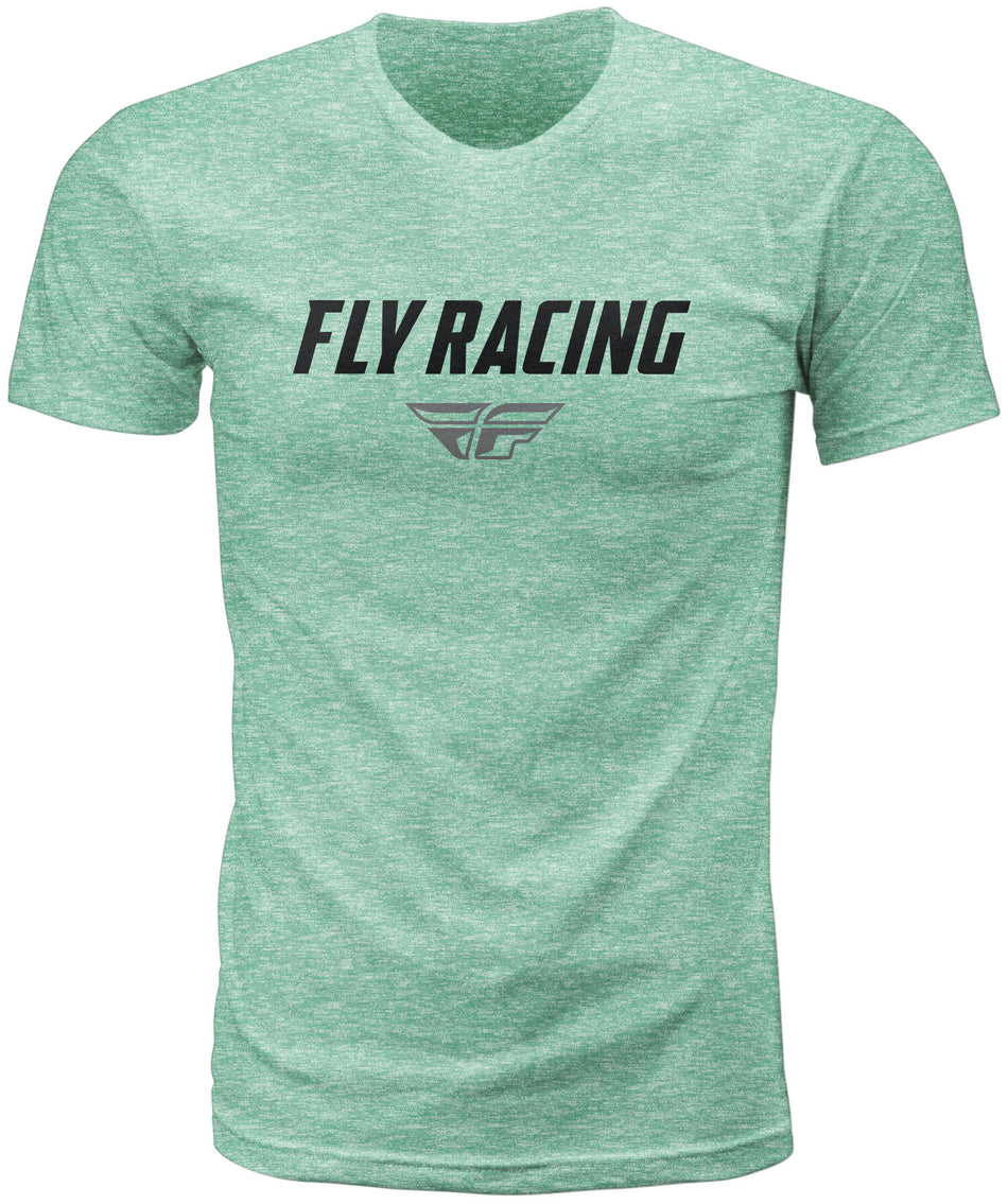 FLY RACING Fly Evo Tee Mint Heather Lg 352-0627L