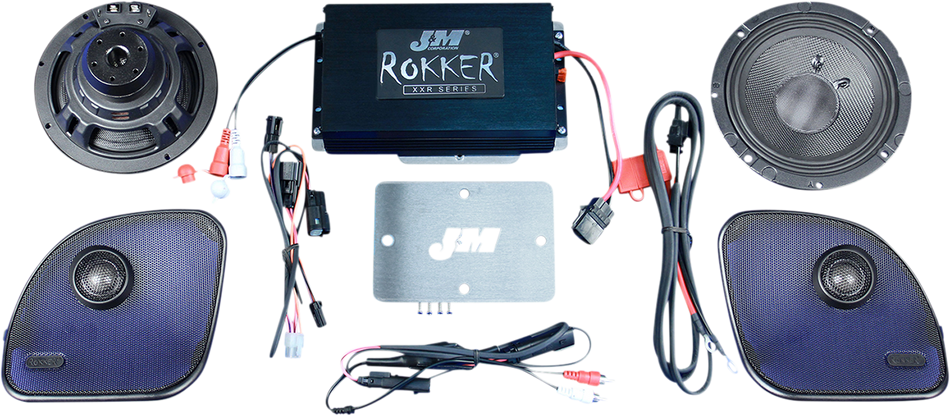 J & M 400w 2-Speaker/Amplifier - Road Glide/Ultra XXRK-400SP215RG