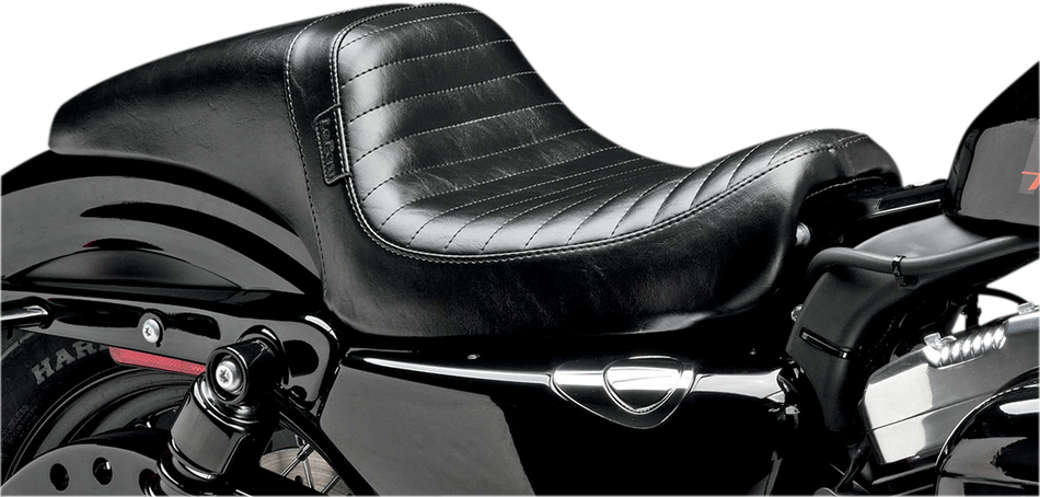 LE PERA Daytona Seat - Without Backrest - Pleated - Black - XL '10+ LK-542PT