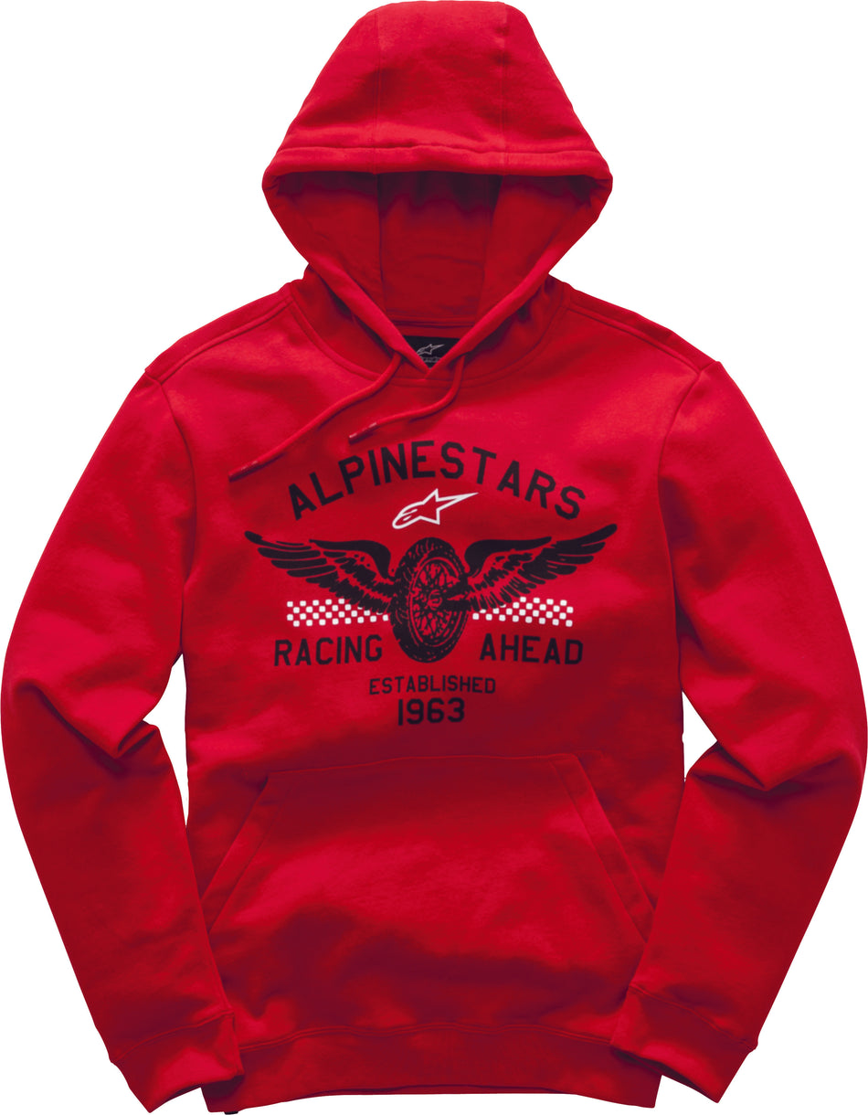 ALPINESTARS Wings Fleece Hoodie Red 2x 1017-52012-30-2X