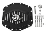 aFe POWER 21-22 Ram1500 TRX Hemi V8 6.2L PRO Series Rear Diff Cover Black w/Machined Fins & Gear Oil 46-71281B