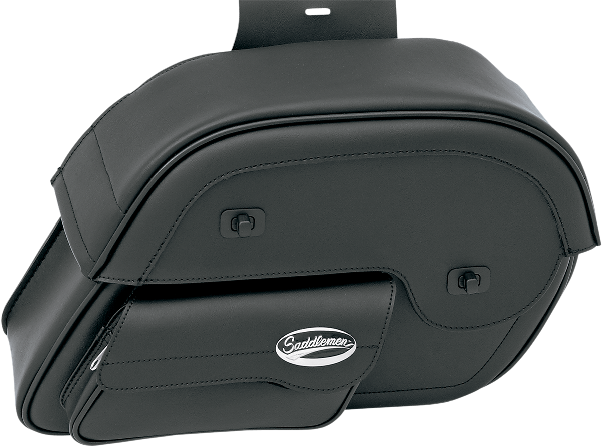 SADDLEMEN Cruis'n Slant Face Pouch Saddlebags - Large 3501-0384