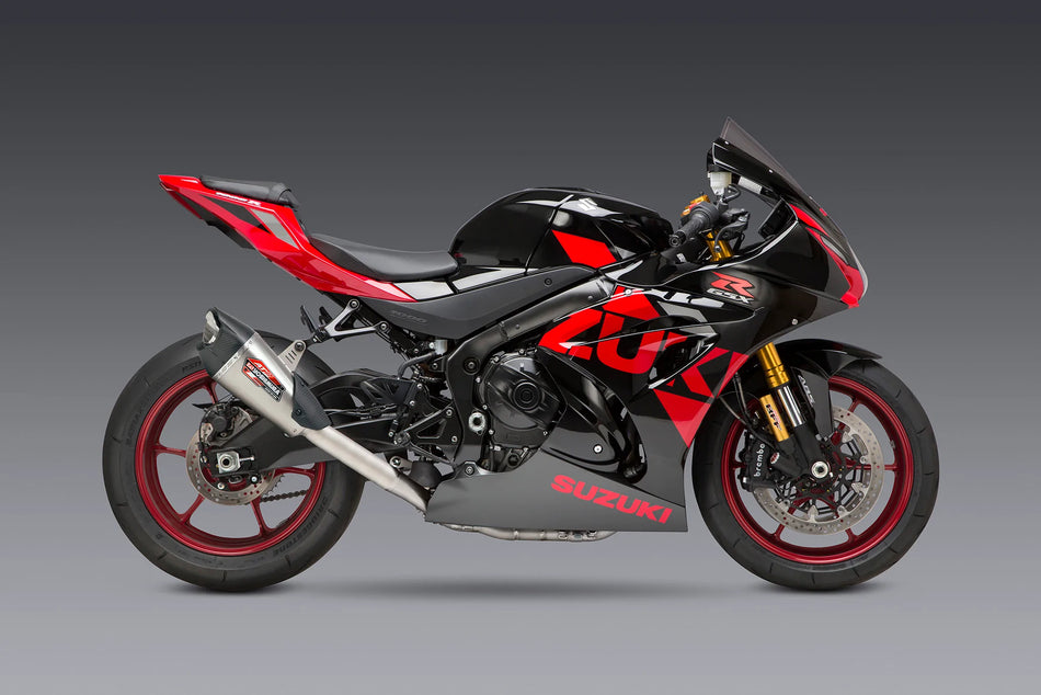 Yoshimura Gsx-R1000 17-22 Race At2 Stainless Full Exhaust, W/ Stainless Muffler 11182ap521