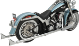 BASSANI XHAUST Fishtail Exhaust - 36" - Softail 1S46E-36