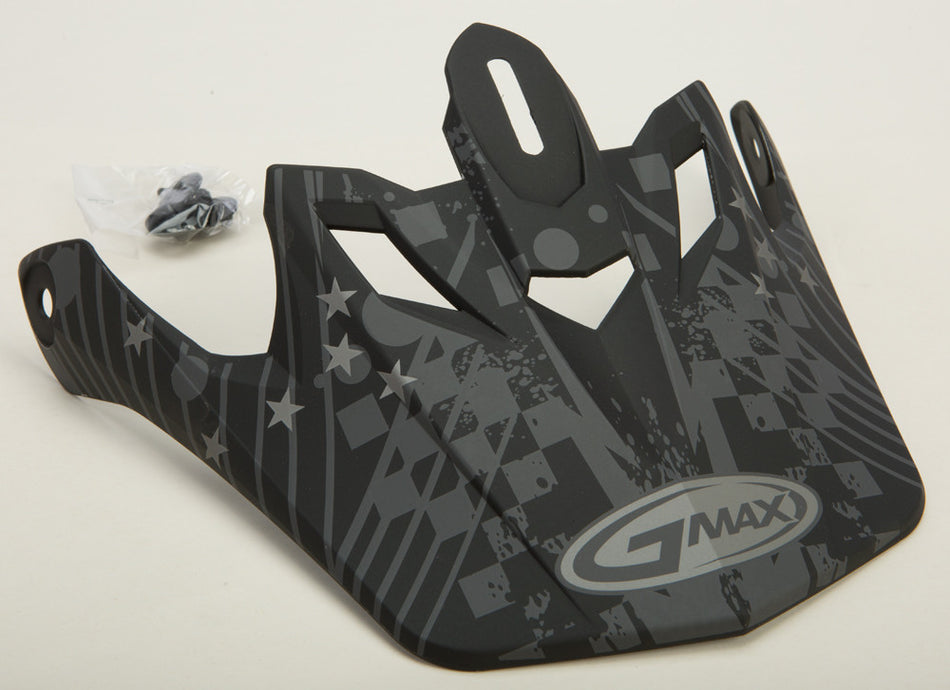 GMAX Gm-46y-1 Revurb Helmet Visor Matte Black/Silver Md-3x G046039